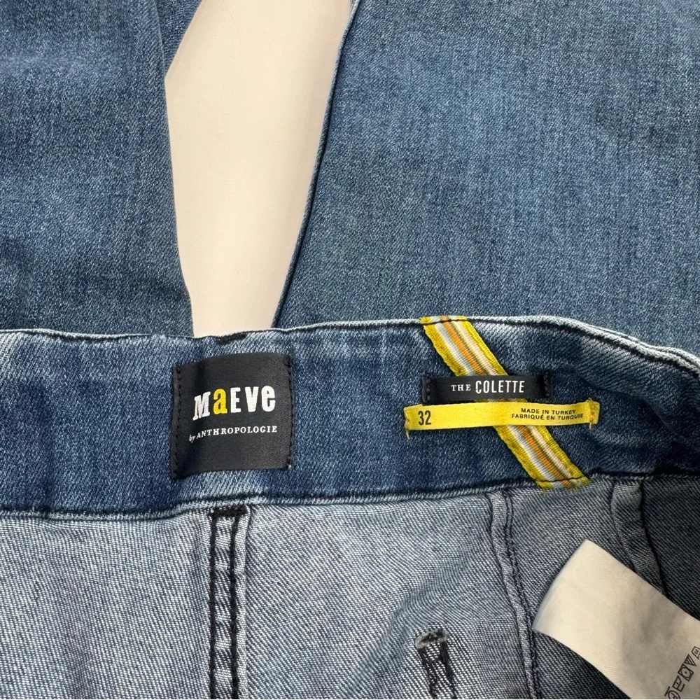 Maeve by Anthropologie The Colette Crop High-Rise Wide-Leg Jeans - Picture 5 of 12